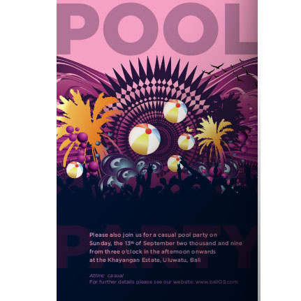 Bali09 Pool Party Invitaion 1